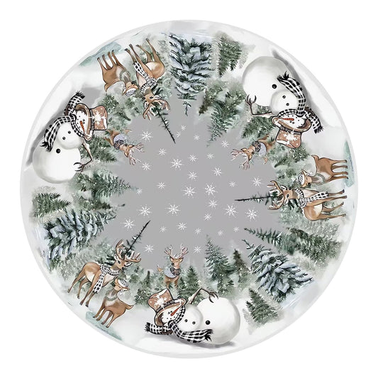 Christmas Tree Skirts,Christmas Decor,Outdoor Christmas Decorations,Christmas Tree Skirt Decorations Santa Claus Snowflake Christmas Tree Skirt Exquisite Tree Bottom Tree Skirt(D 2ft)