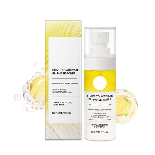 Milk Toner Mist,Hydrating Mist,Face Mist,Hydrating With Hyaluronic Squalane Milk Hydrating Toner Face Mist,Hyaluronic Squalane Gentle Minimizes Pores Soothes(1pc 60ml/2fl.oz)from Biweutydys