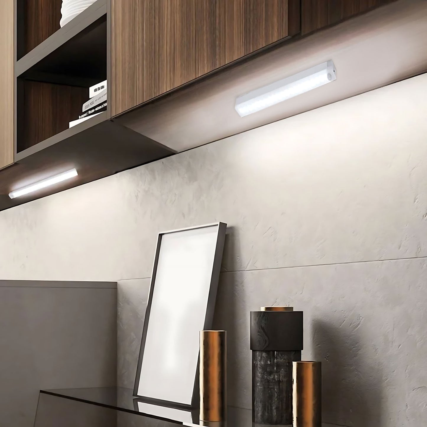 Led Lights for Kitchen,Motion Activated Light,Lighting LED Ceiling Light Fixture,Low-Profile Wraparound LED Shop Light,Adjustable Lumens,Selectable Warm White/Cool(1pc 8in)