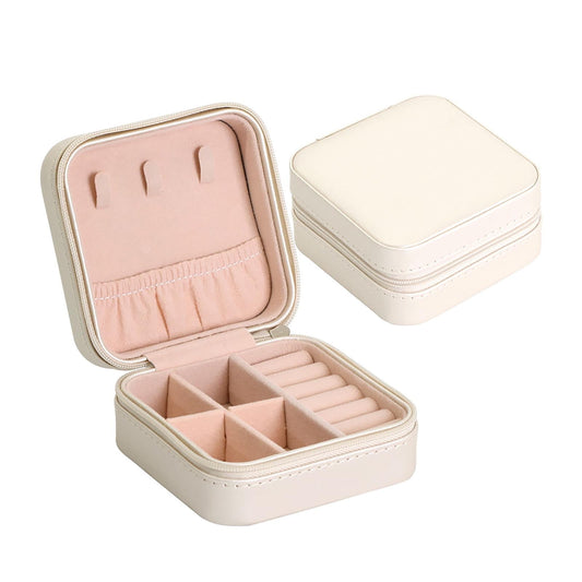 Mini Jewelry Travel Case, Small Jewelry Box, Portable Organizer Portable Display Storage Box For Rings Earrings Necklaces Gifts