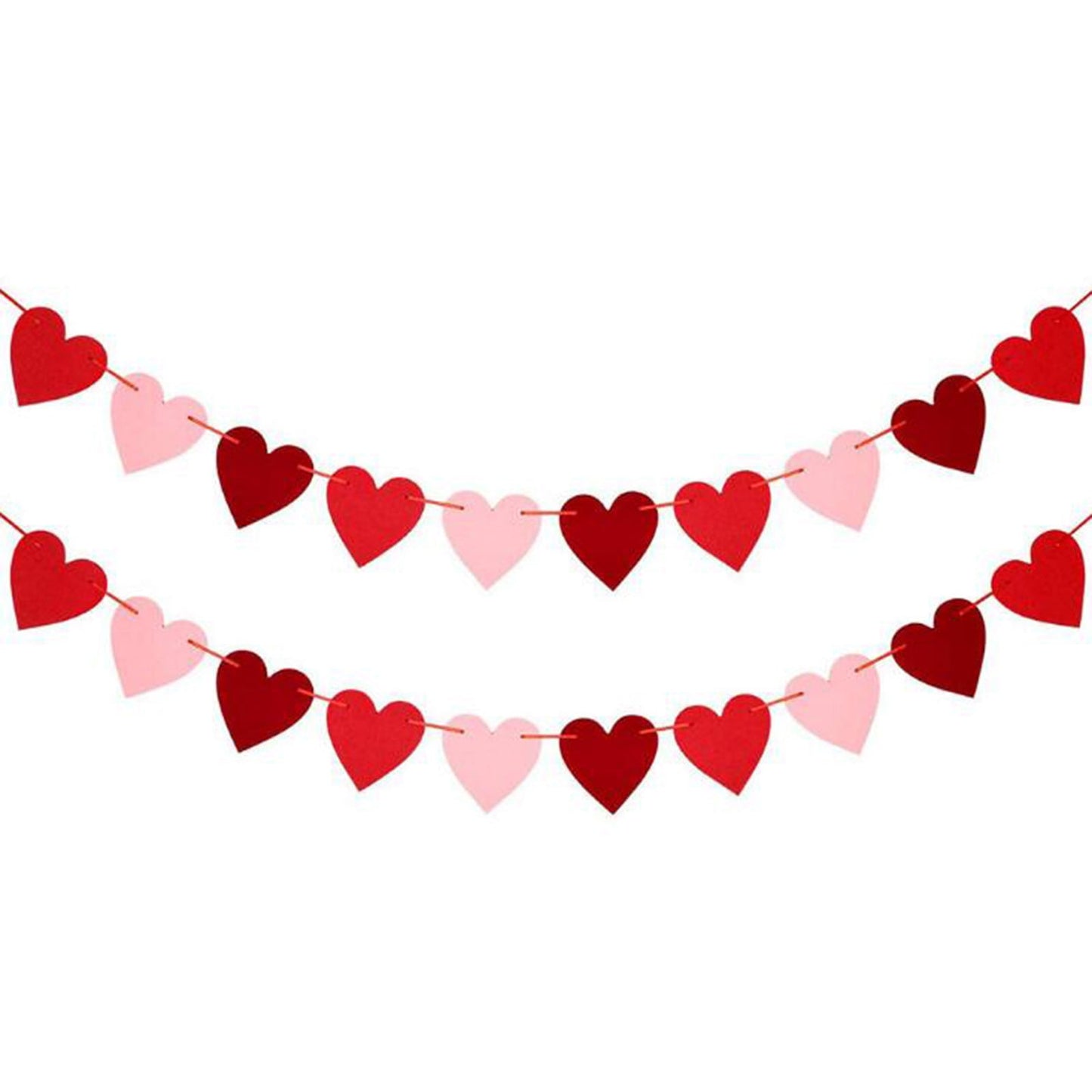 Funny Valentines Day 's Day Decoration Flag Flash Flower Decoration Party