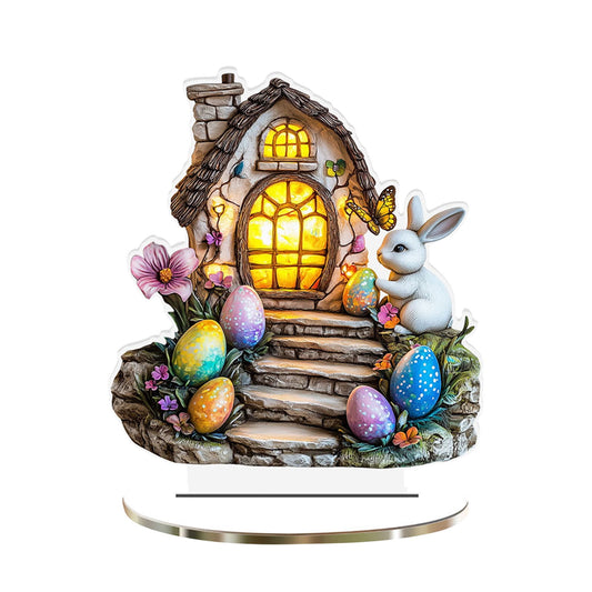 Easter Decorations Easter Visual 2D Table Decoration For Home Living Room And Bedroom Festival Tabletop Ornaments