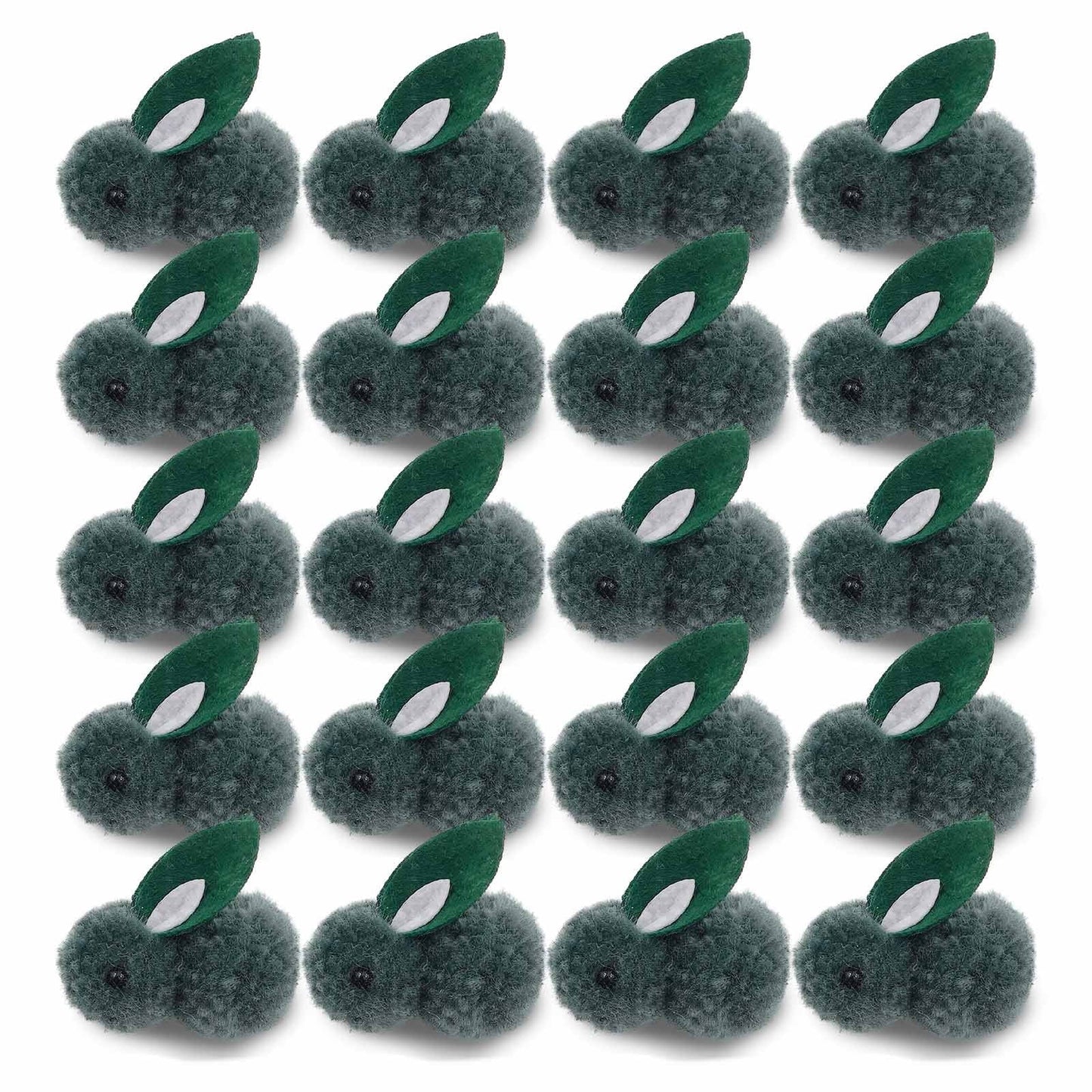 Easter Egg Rabbit Ornaments 20pcs Easter Decoration Mini Bunny Easter Bunny Doll Toy Gift