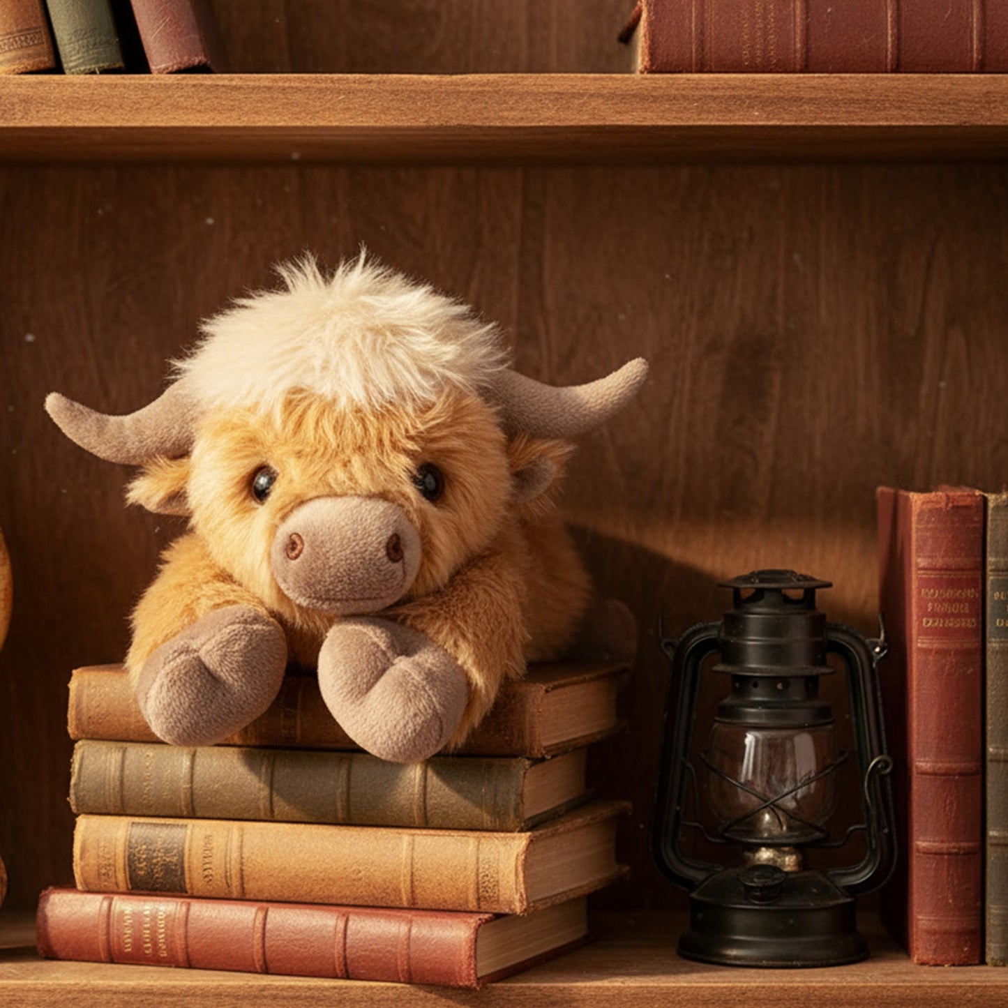 Highland Cow,Highland Cow Stuffed Animal,Cute Coolable Heatable Weighted Plush Warm Gift for Friends & Adults