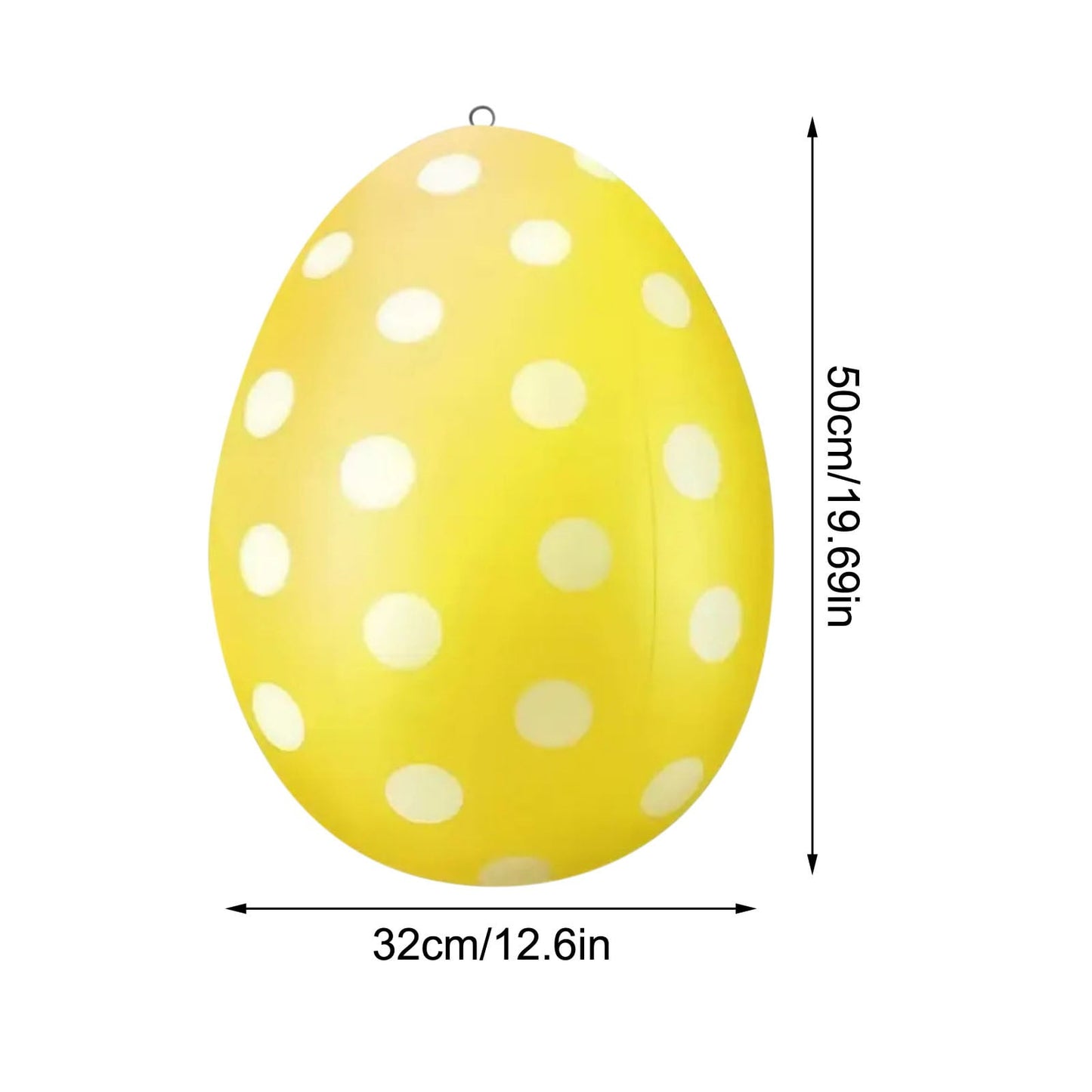 Decorative Eggs 1 X Easter Bunny Decoration Hanging Plastic Easter Hanging Decoration 50cm