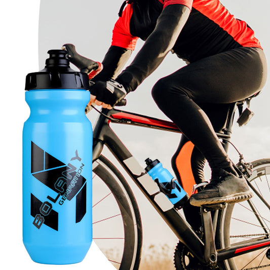Water Bottle for Bike,Squeeze Water Bottle,Sport Insulated Water Bottle - BPA-Free, Sport & Bike Squeeze Bottle,Lightweight & High Strength & No Deformation(Blue 21oz 8in)