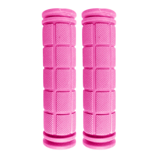 Bike Handlebar Grips,1 Pair Bike Handlebar Grips,Non-Slip Comfortable Rubber Mushroom Bicycle Grips,Perfect for Scooter Cruiser Tricycle Wheel Chair Mountain Road(Pink 2pcs 5in)