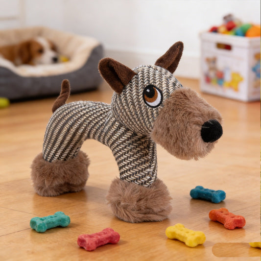 Dog Toys for Aggressive Chewers Indestructible Dog Toy Christmas Dog Toys, Interactive Squeak Chew Toys for Puppy Teething, Tough Durable Pet Gifts for Holiday