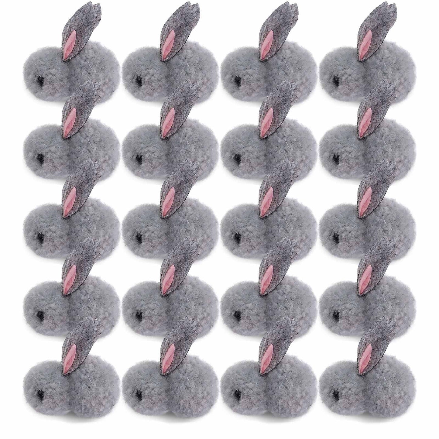 Easter Egg Rabbit Ornaments 20pcs Easter Decoration Mini Bunny Easter Bunny Doll Toy Gift