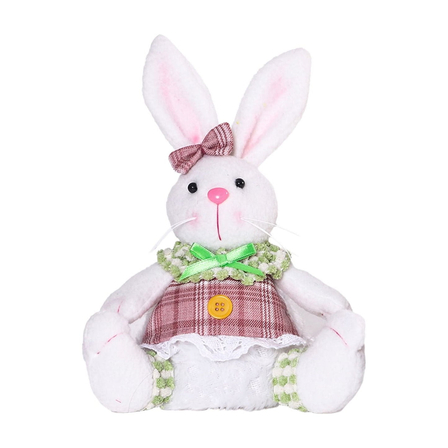 Rabbit Statue Plushs Bunny Stuffed Animals Cute Light Up Plushs Bunny Birthday Easter Gift For Kids