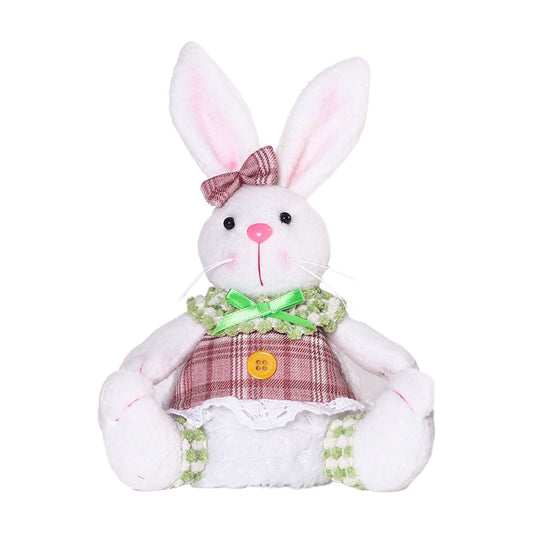 Rabbit Statue Plushs Bunny Stuffed Animals Cute Light Up Plushs Bunny Birthday Easter Gift For Kids