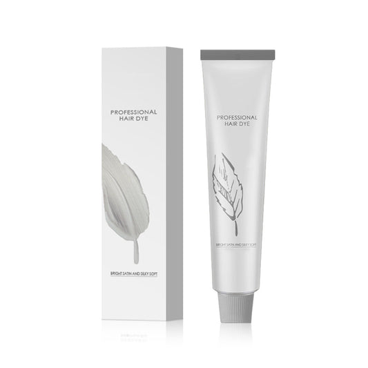 Silver Hair Dye,No Bleaching Silver-Gray Smoke Hair Color,Natural Extract Mild Aromatic Gray Hair Dyes,2-in-1 Natural Essence Extract Silver Hair Dye Cream(1pc 100g/3.53oz)from Biweutydys
