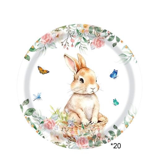 Super Bowl Decorations 2026 Easter Tableware Disposable Party Tableware