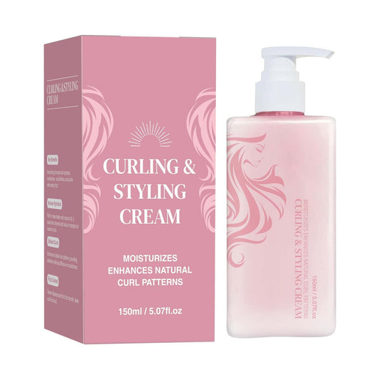 Hair Curl Defining Cream,Hair Curl Defining Cream,Hair Curl Cream,Hair Cream,Curl Defining Cream,Curl Defining Cream,Curl Defining Cream(1pc 150ml/5.07fl.oz)from Biweutydys